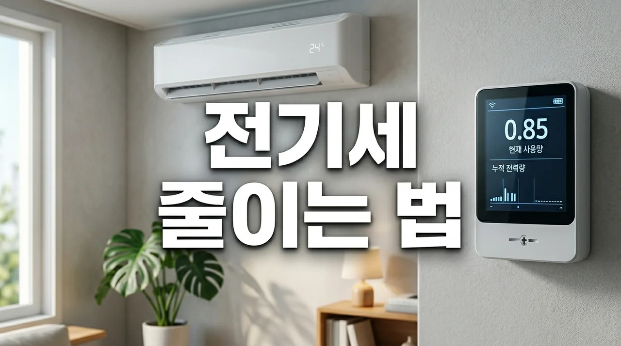 전기세 줄이는 방법 TOP 10: 에어컨 효율 높이고 요금 폭탄 피하는 실전 가이드