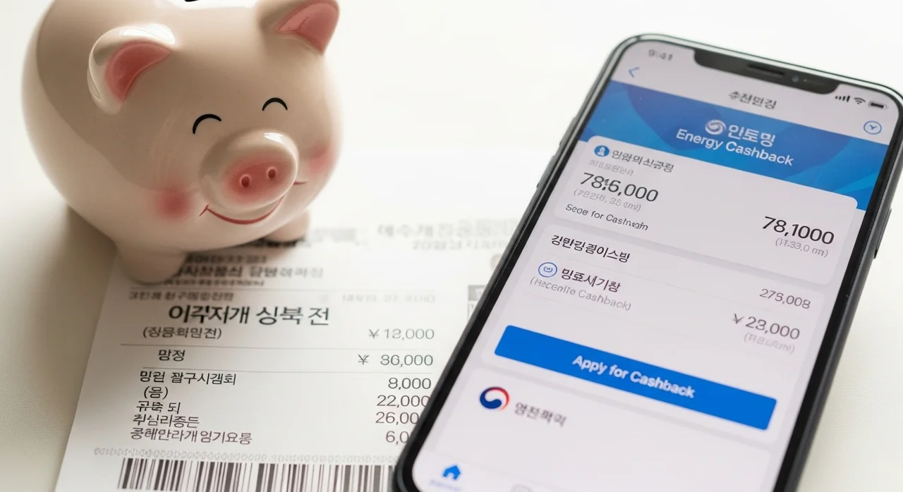 5. '에너지 캐쉬백' 신청으로 현금 보상받기