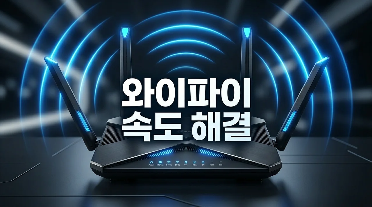 와이파이 느릴 때 해결 방법 7가지: 속도 2배 빨라지는 꿀팁 총정리