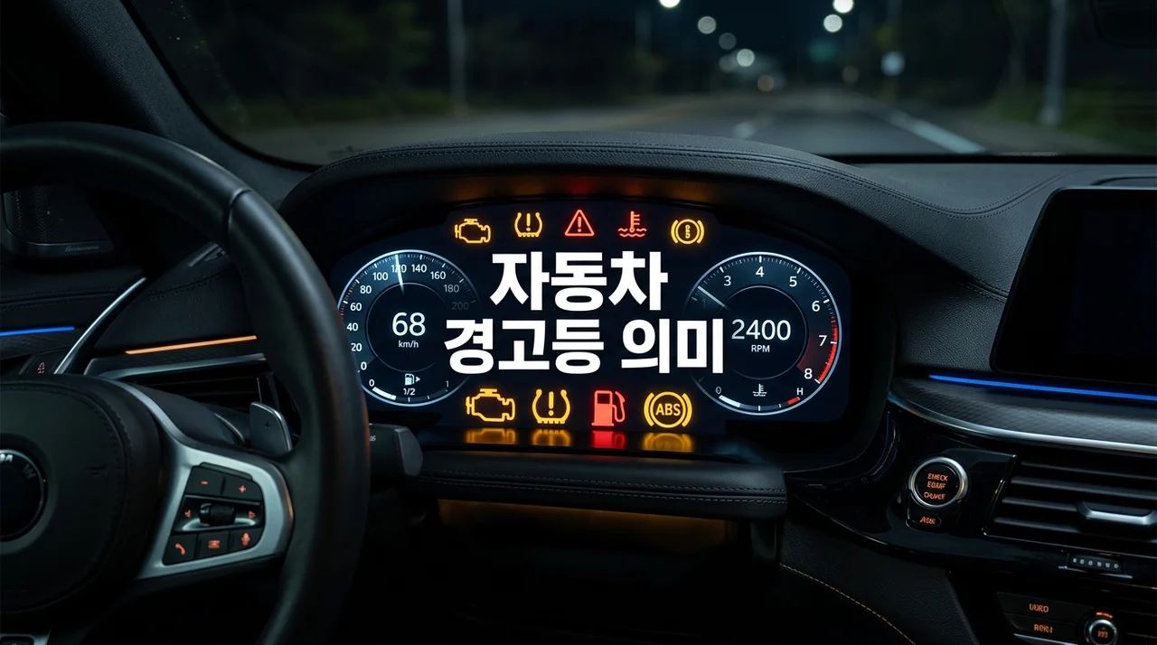 자동차 경고등 종류 의미 완벽 정리! 색상별 대처법과 주의사항