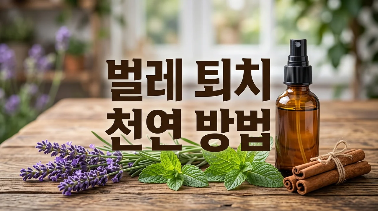 집안 벌레 완벽 차단! 벌레 퇴치 천연 방법 5가지와 살충제 레시피