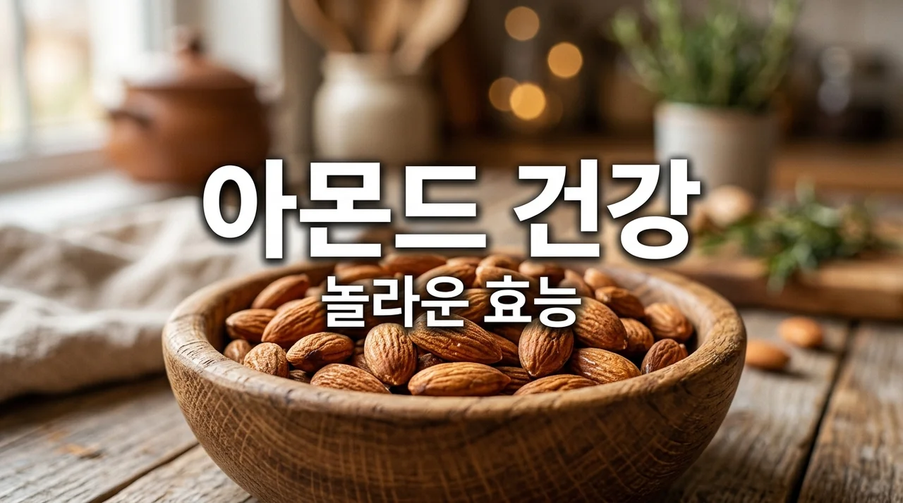 아몬드효능 7가지, 하루 섭취량과 부작용까지 완벽 가이드
