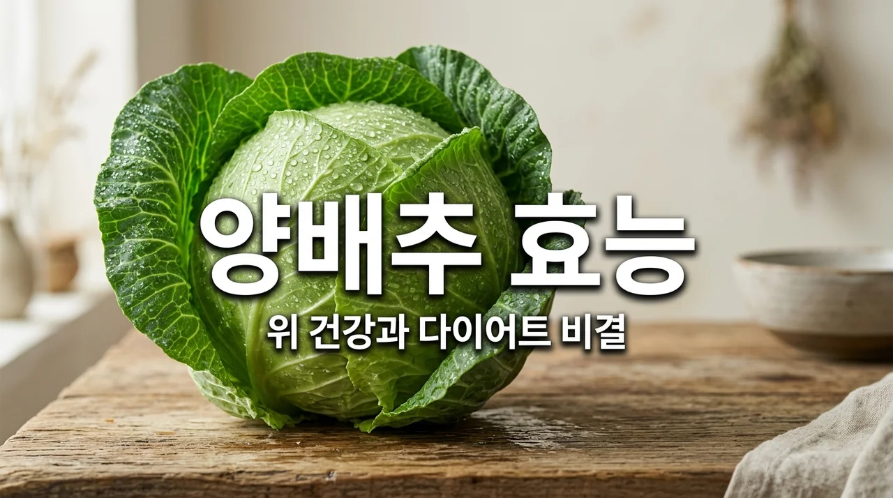 양배추 효능 5가지와 위 건강 지키는 올바른 섭취법 총정리
