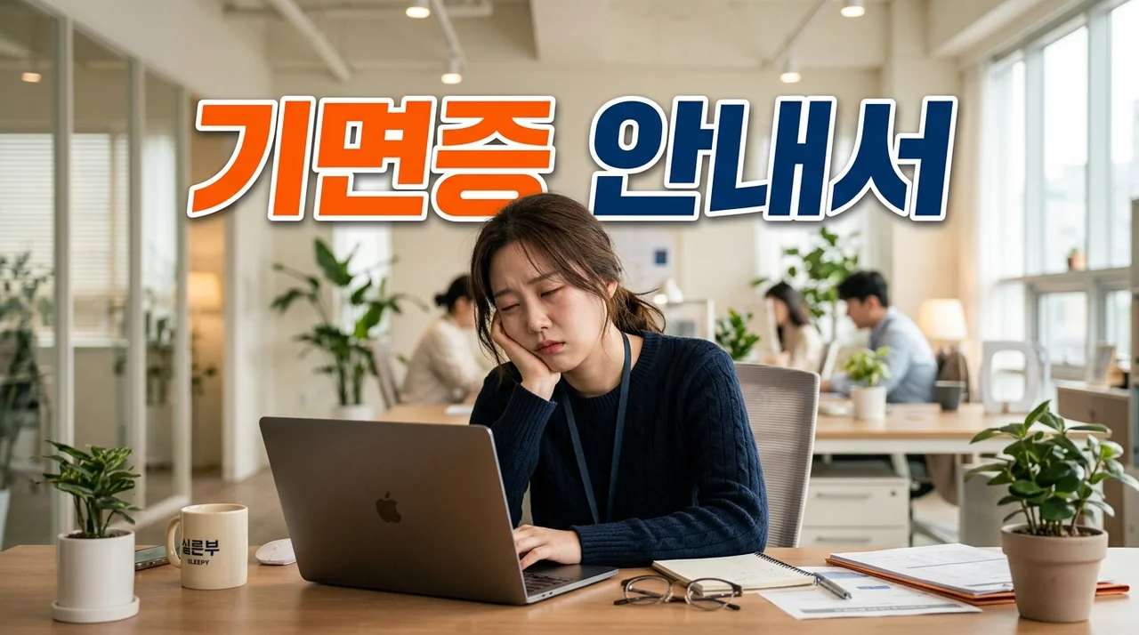 기면증 증상과 자가진단 방법: 식곤증과 차별화된 치료 및 혜택 총정리