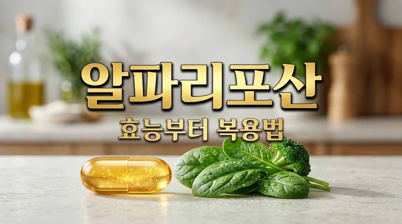알파리포산 효능, 부작용 총정리! 다이어트부터 신데렐라 주사까지