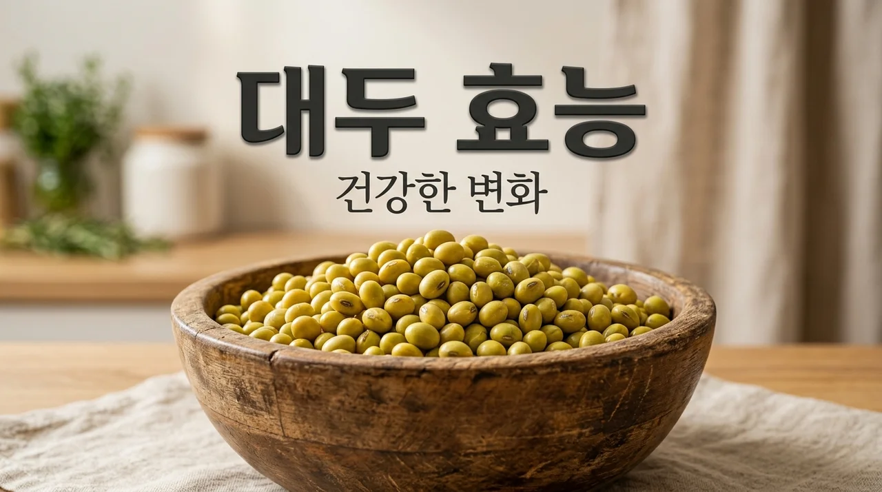 대두 효능 A to Z: 갱년기, 다이어트, 혈관 건강까지 똑똑하게 챙겨요