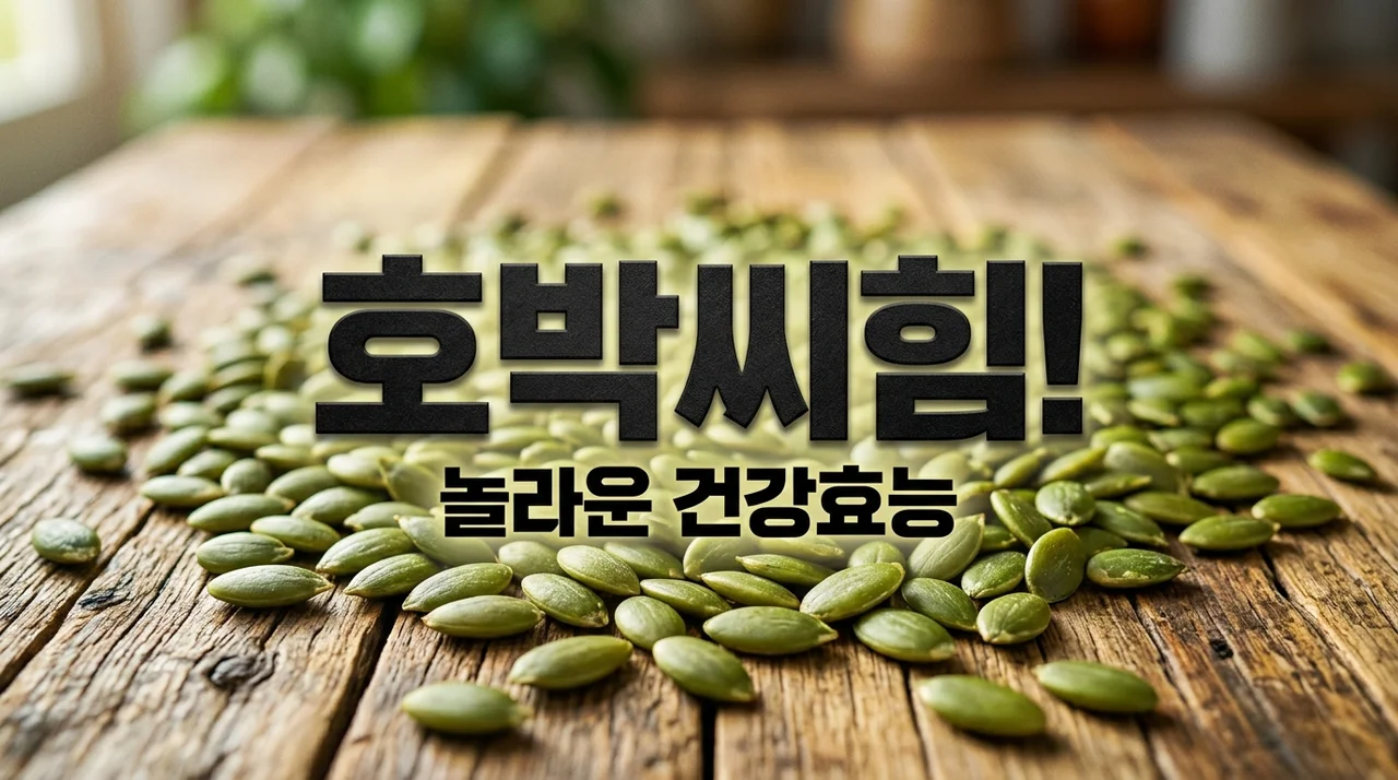 호박씨효능 7가지: 전립선, 숙면, 혈관 건강까지 완벽 정리!
