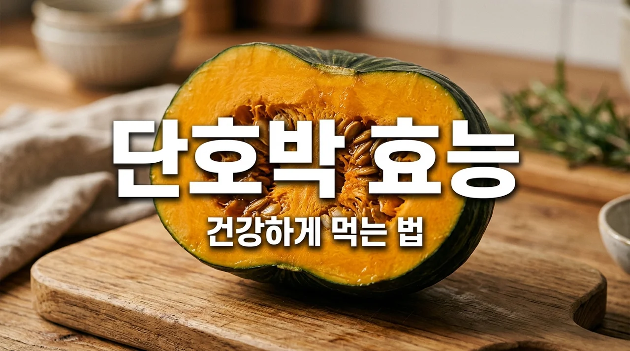 단호박 효능 7가지와 부작용 | 껍질 영양부터 칼로리까지 완벽 정리