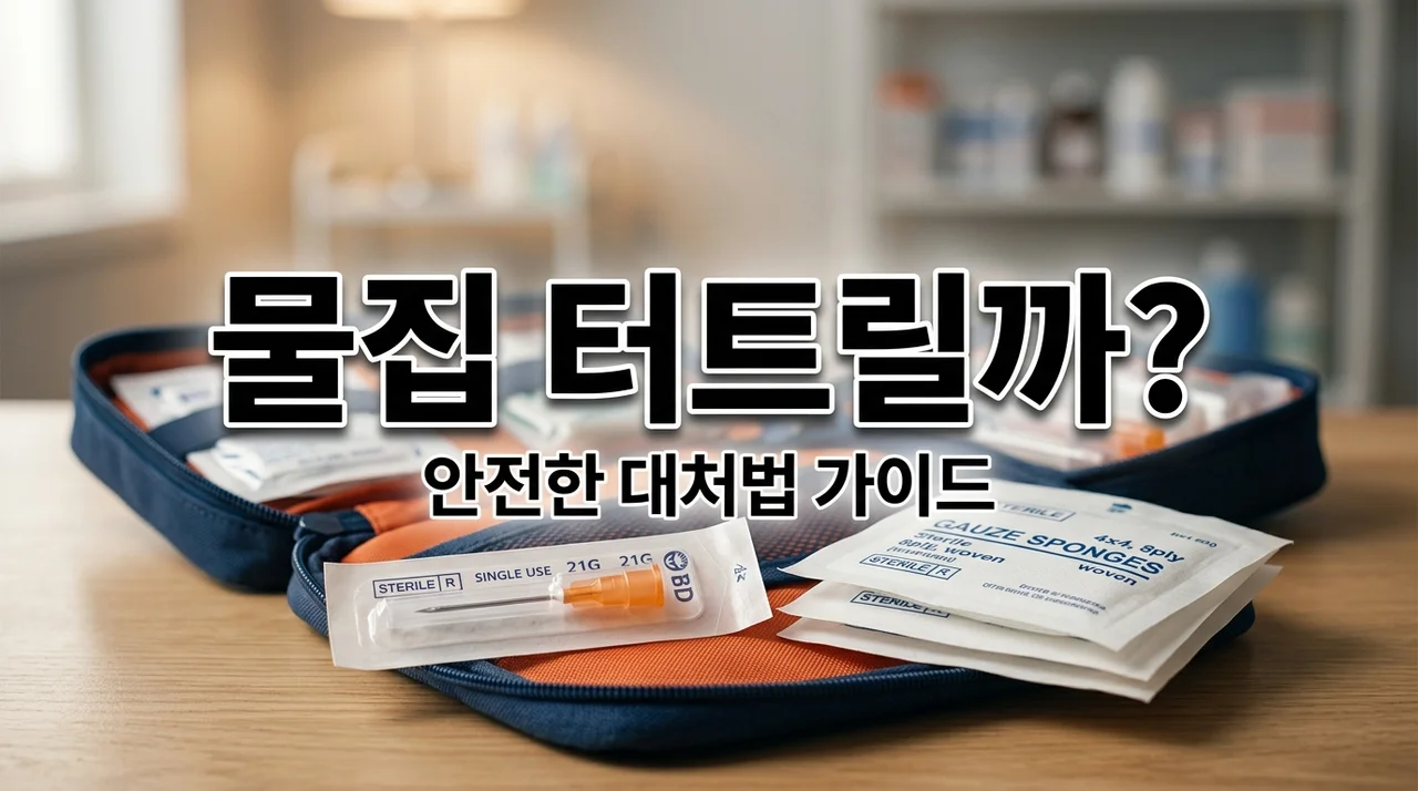 물집터트리기 해도 될까? 상황별 안전한 대처법 및 화상 물집 관리