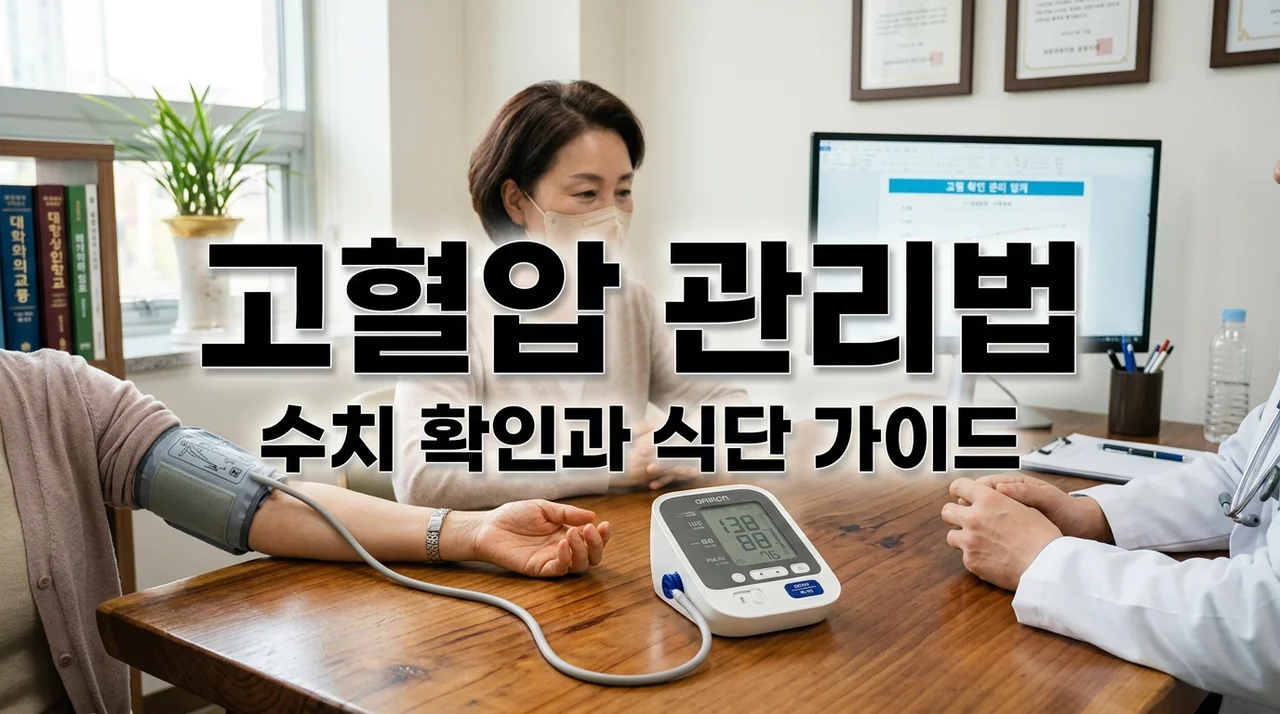 고혈압 증상 및 수치 관리법: 약 없이 혈압 낮추는 5가지 습관