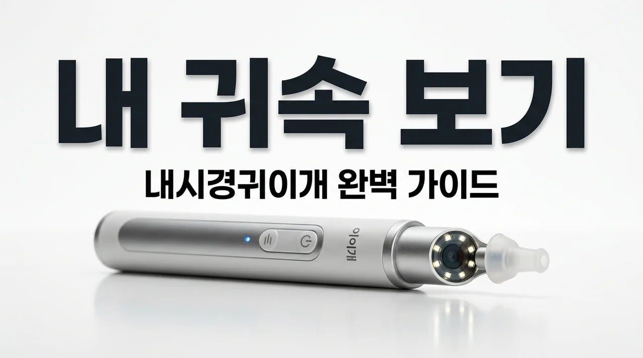 내시경귀이개 추천 및 사용법, 직접 보면서 안전하게 귀지 제거하는 팁