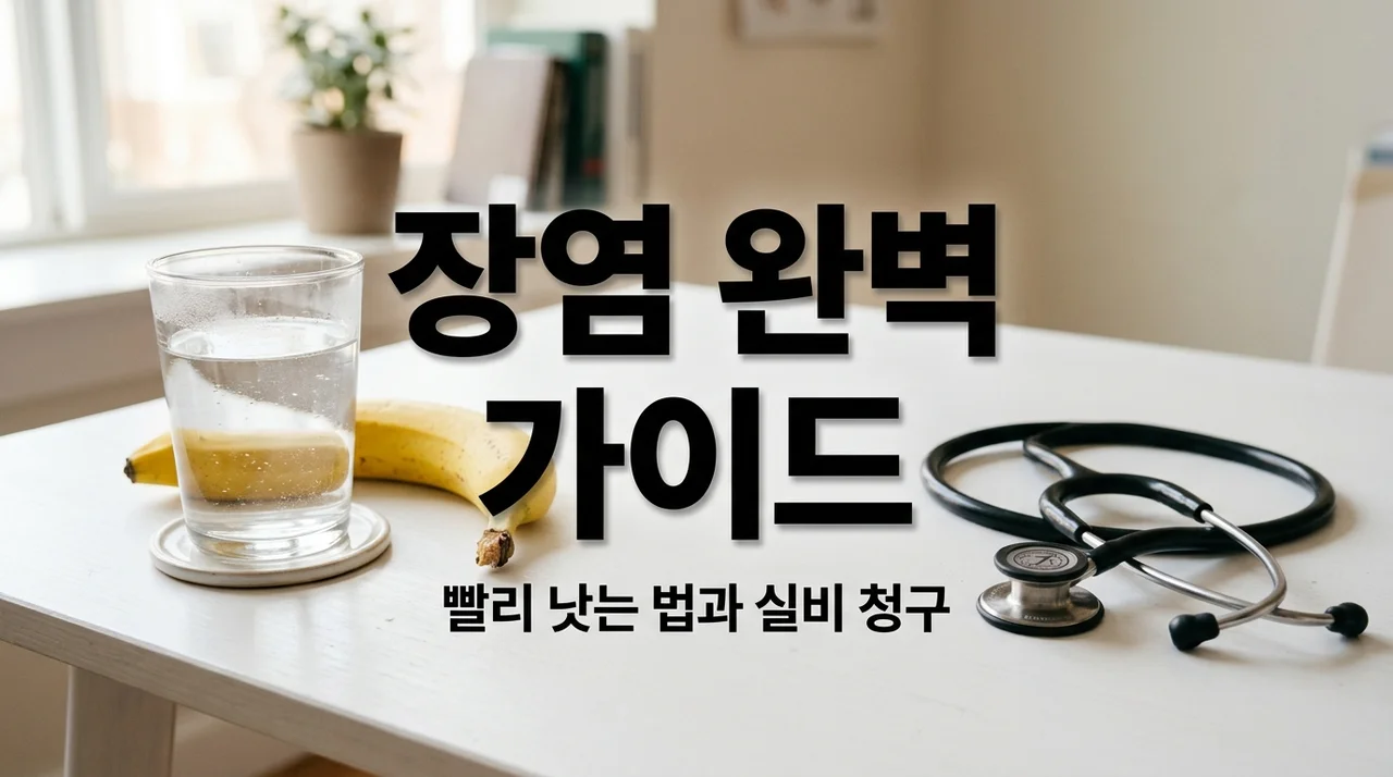 장염 빨리 낫는 법 5가지와 실비 보험 청구 서류 및 수액 적용 총정리