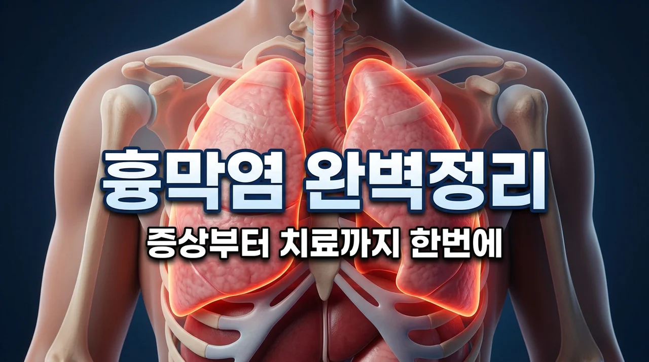 흉막염 증상 원인 치료법 | 숨 쉴 때 가슴 통증 방치하면 위험한 이유