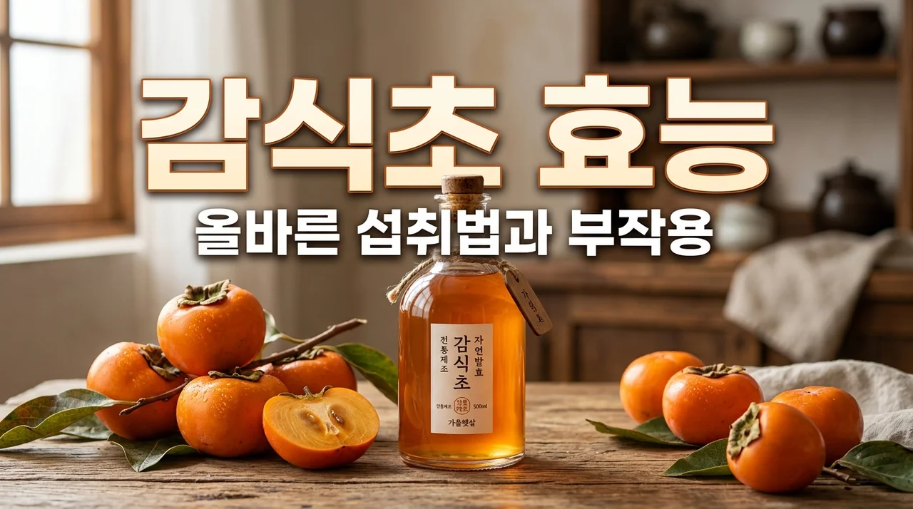 감식초 효능 7가지와 다이어트 먹는법 부작용 완벽 정리
