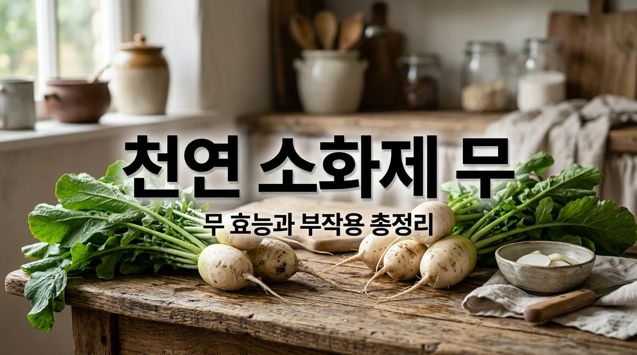 무효능 7가지와 부작용 | 천연 소화제 무즙 무차 제대로 먹는 법