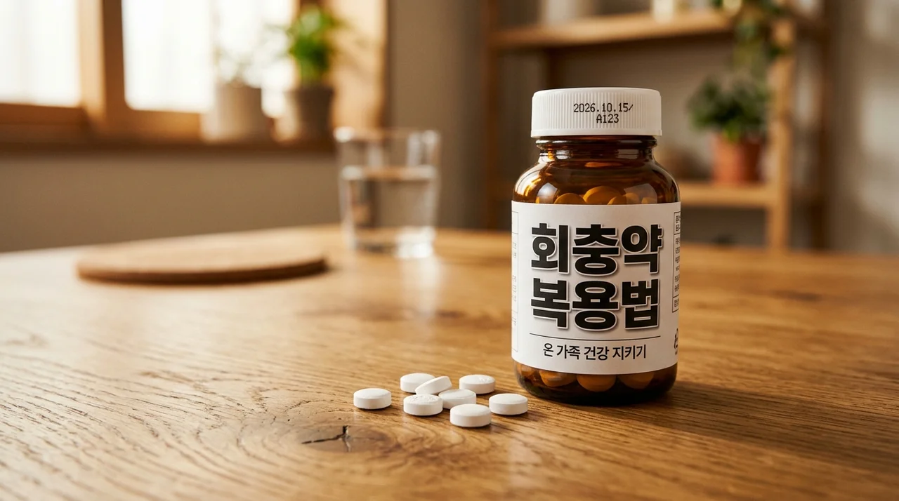 회충약 복용법 주기 및 효과: 온 가족 구충제 완벽 가이드