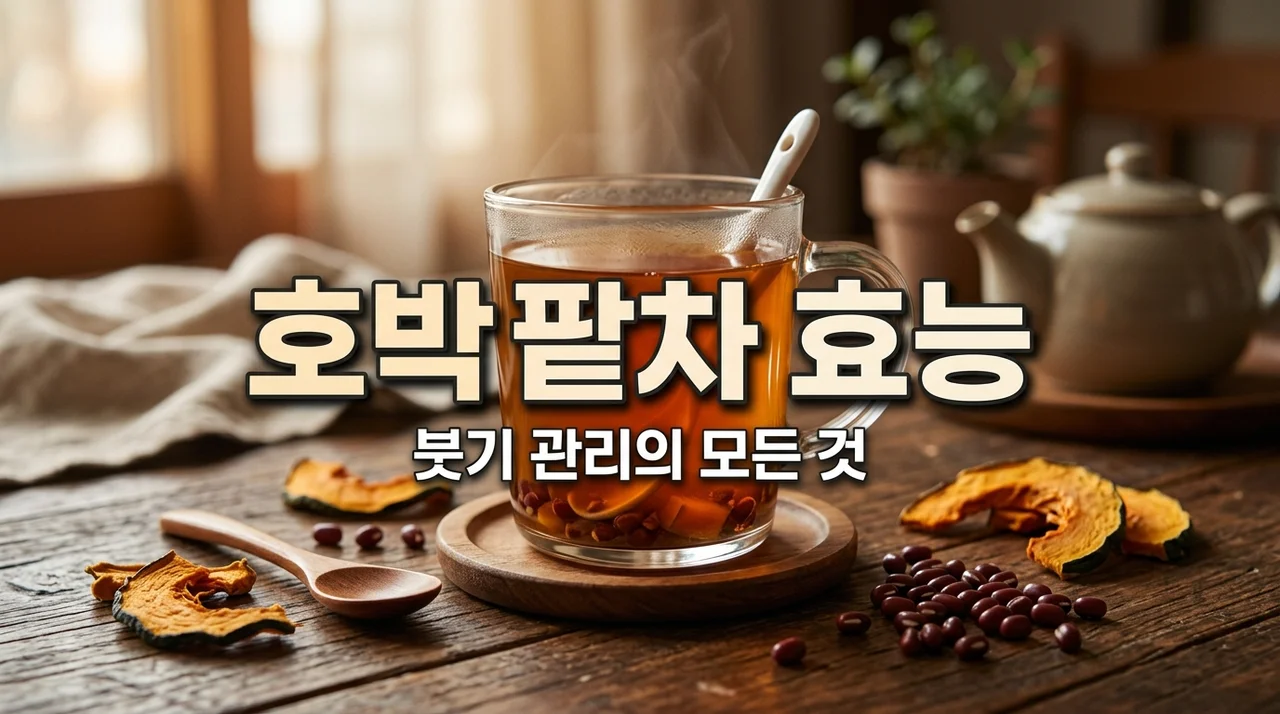 호박팥차효능 5가지와 붓기 쏙 빠지는 섭취 꿀팁 완벽 가이드
