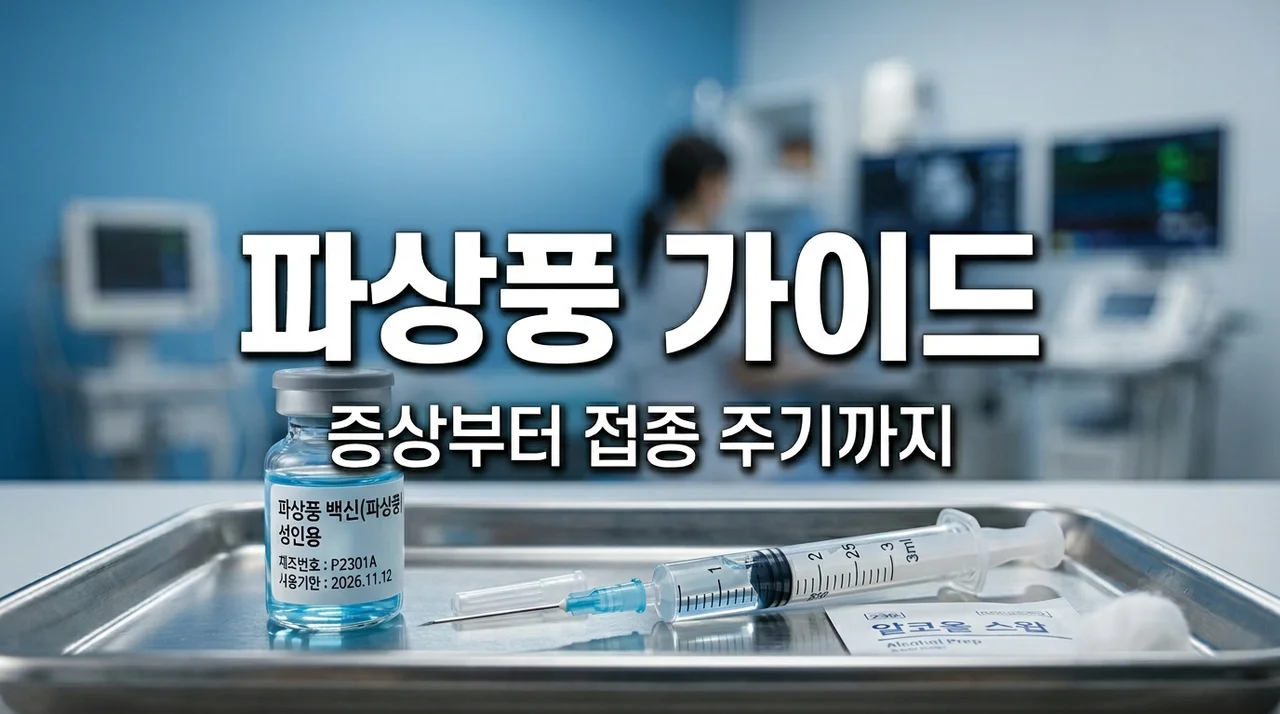 파상풍 예방접종 주기 증상 및 주사 가격 총정리 (2026 최신)