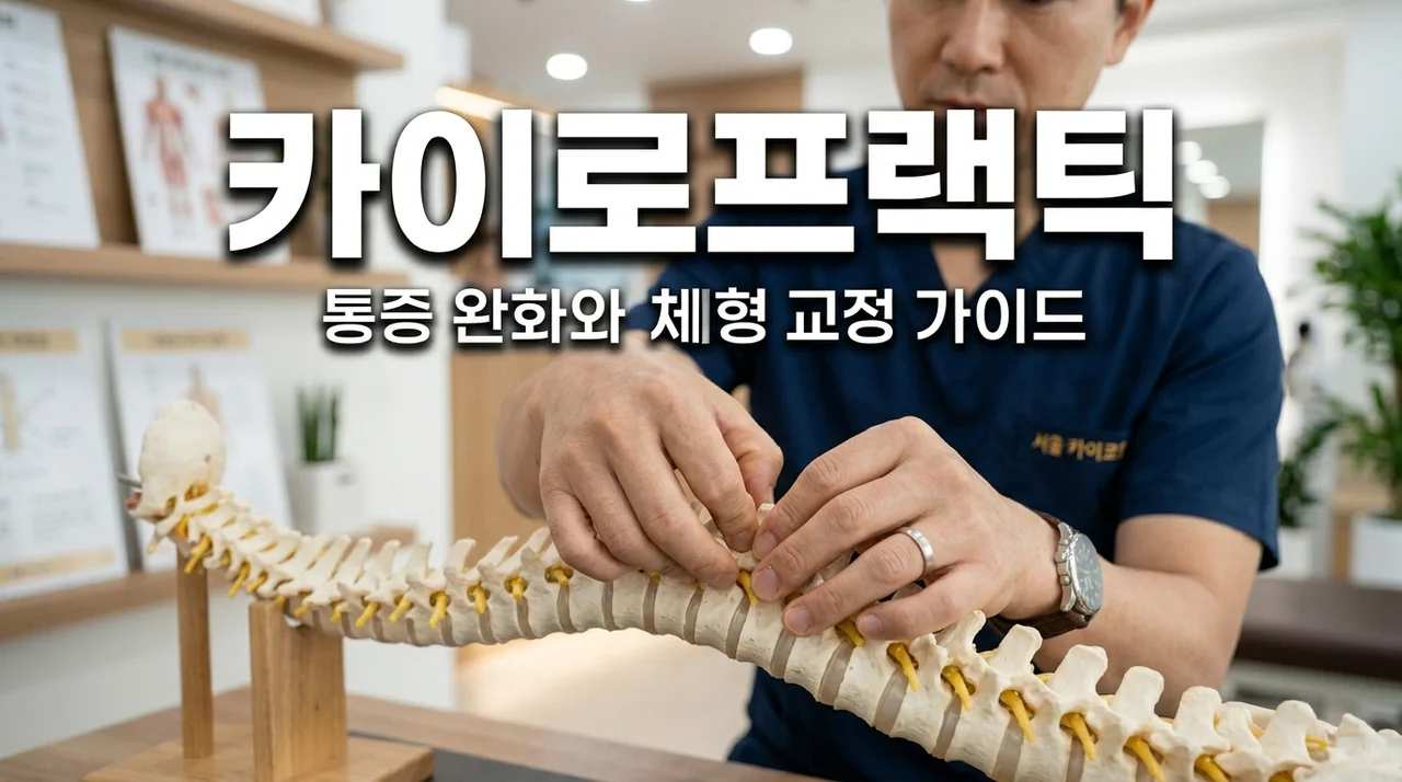 카이로프랙틱 효과와 도수치료 차이점 총정리 (실비 보험 팁)