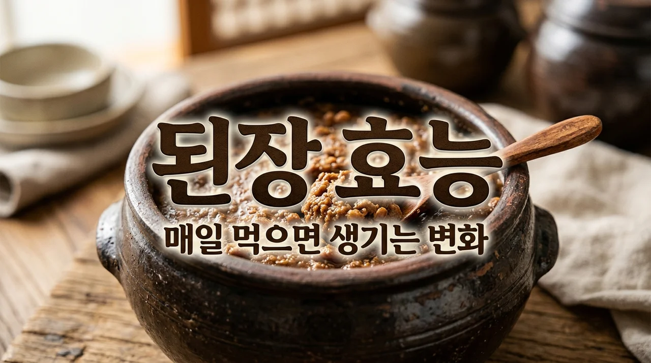 된장 효능 7가지와 부작용 | 매일 먹으면 생기는 몸의 변화 총정리