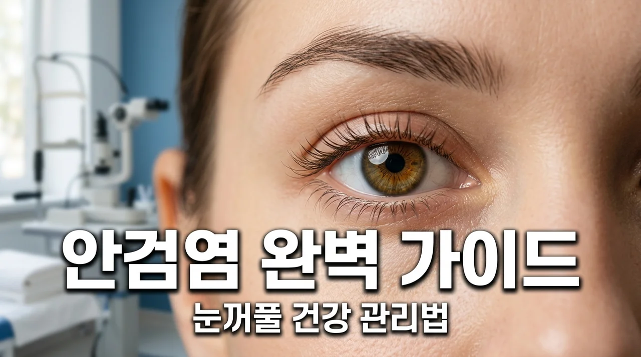 안검염 증상 원인부터 눈꺼풀 세정법까지, 재발 방지 완벽 가이드