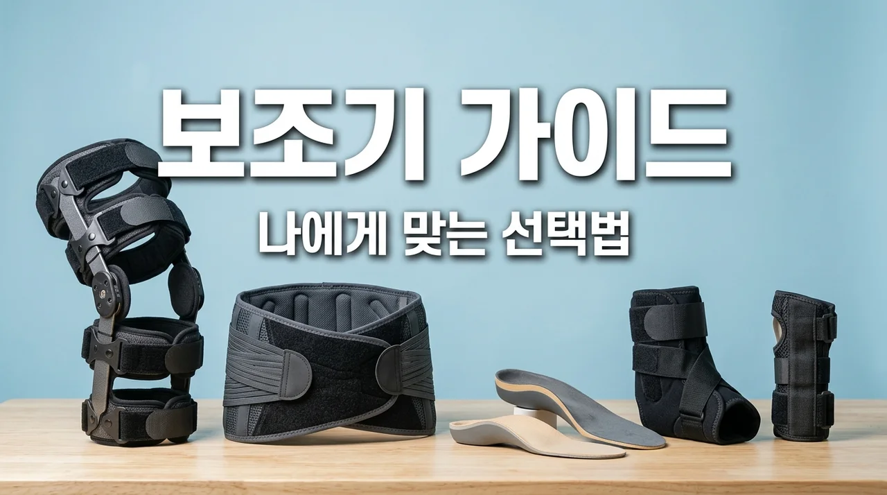 보조기 종류별 완벽 가이드 | 무릎 허리 발 보조기 선택법 및 정부 지원 혜택