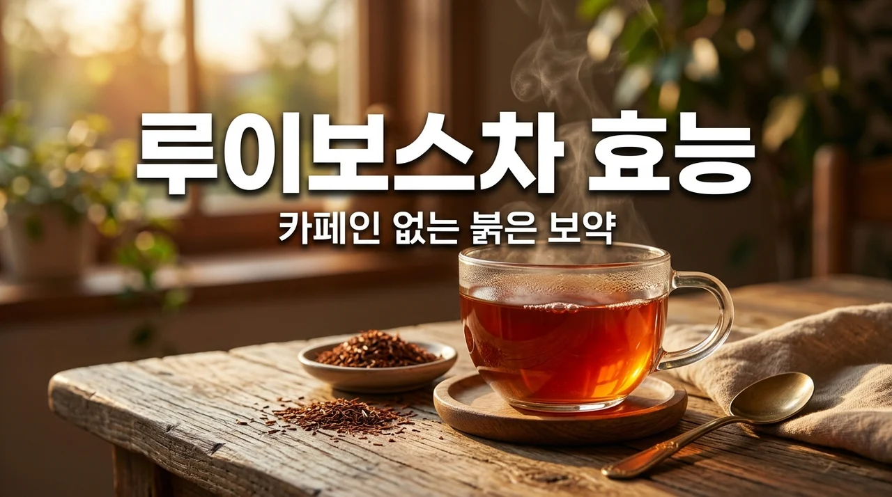 루이보스차 효능 7가지와 부작용, 카페인 없는 건강 습관 가이드
