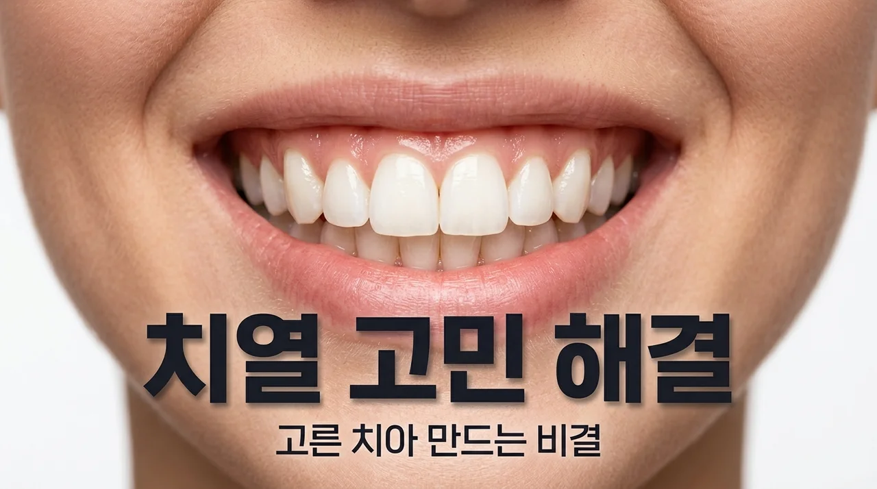 치열 개선 방법 총정리! 고른 치아를 위한 자가진단 및 교정 가이드