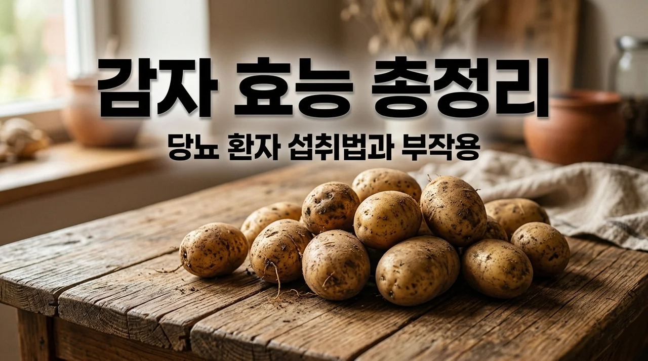 감자 효능 7가지와 부작용, 당뇨 환자도 안심하고 먹는 법 총정리