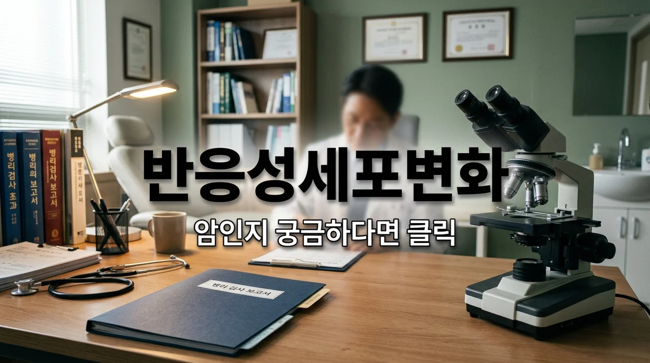 자궁경부암 반응성세포변화 의미와 원인, 암일까 걱정된다면 필독!