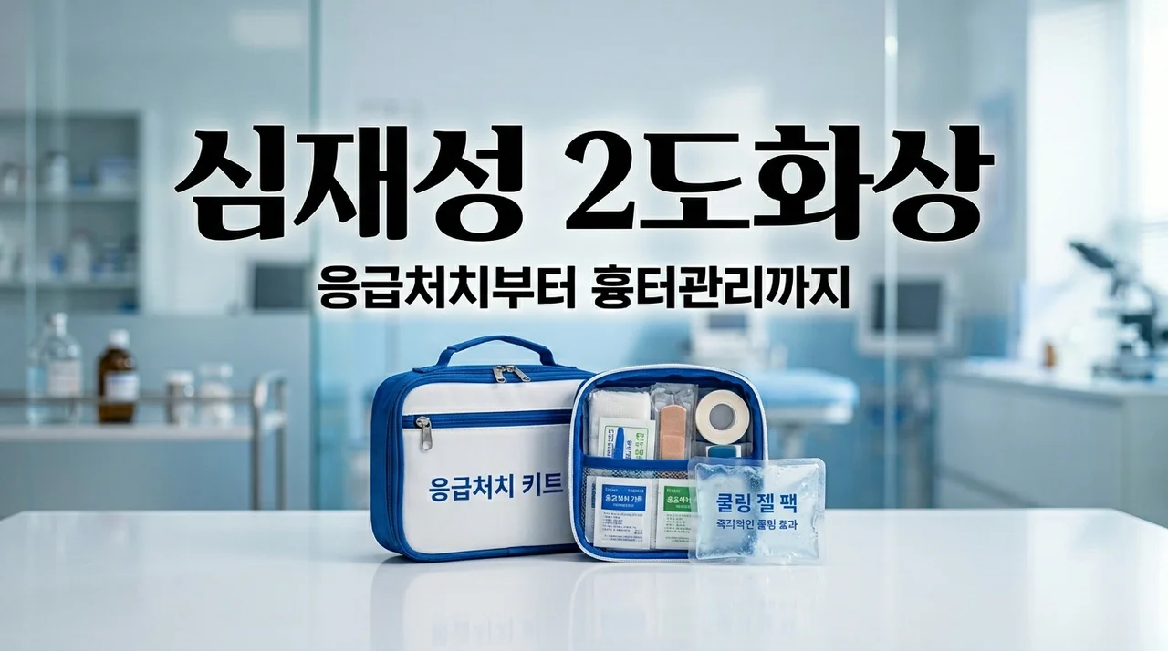 심재성2도화상 응급처치와 치료 기간, 흉터 없이 낫는 법 완벽 정리
