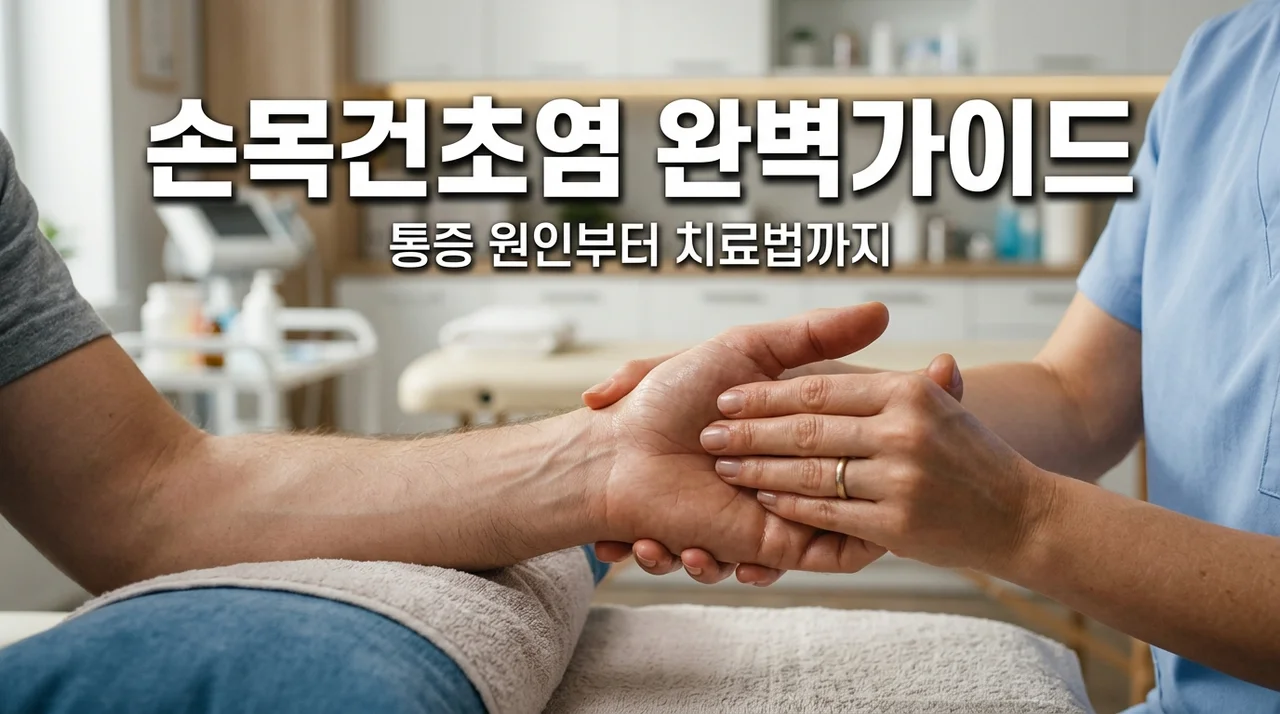 건초염 증상과 원인, 치료법까지! 손목 통증 삽질하지 않는 관리법