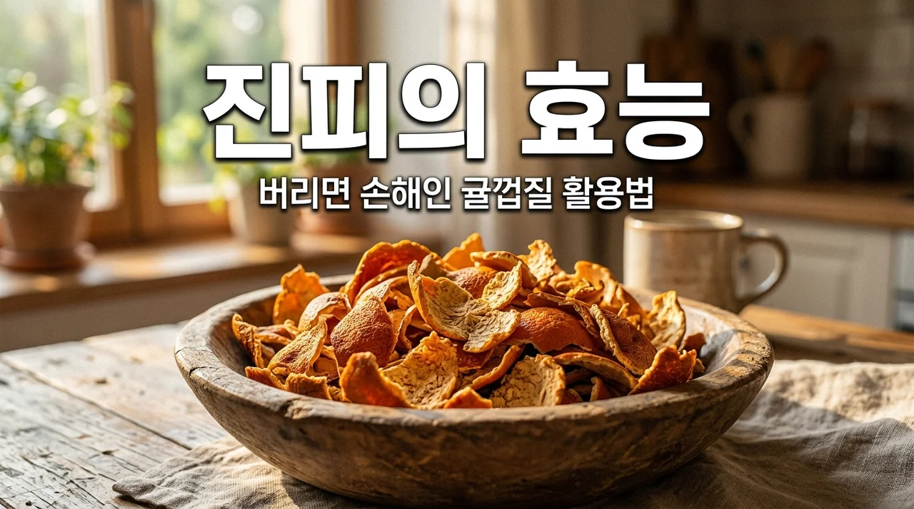 진피효능 5가지와 귤피차 만드는 법! 귤껍질 그냥 버리면 손해