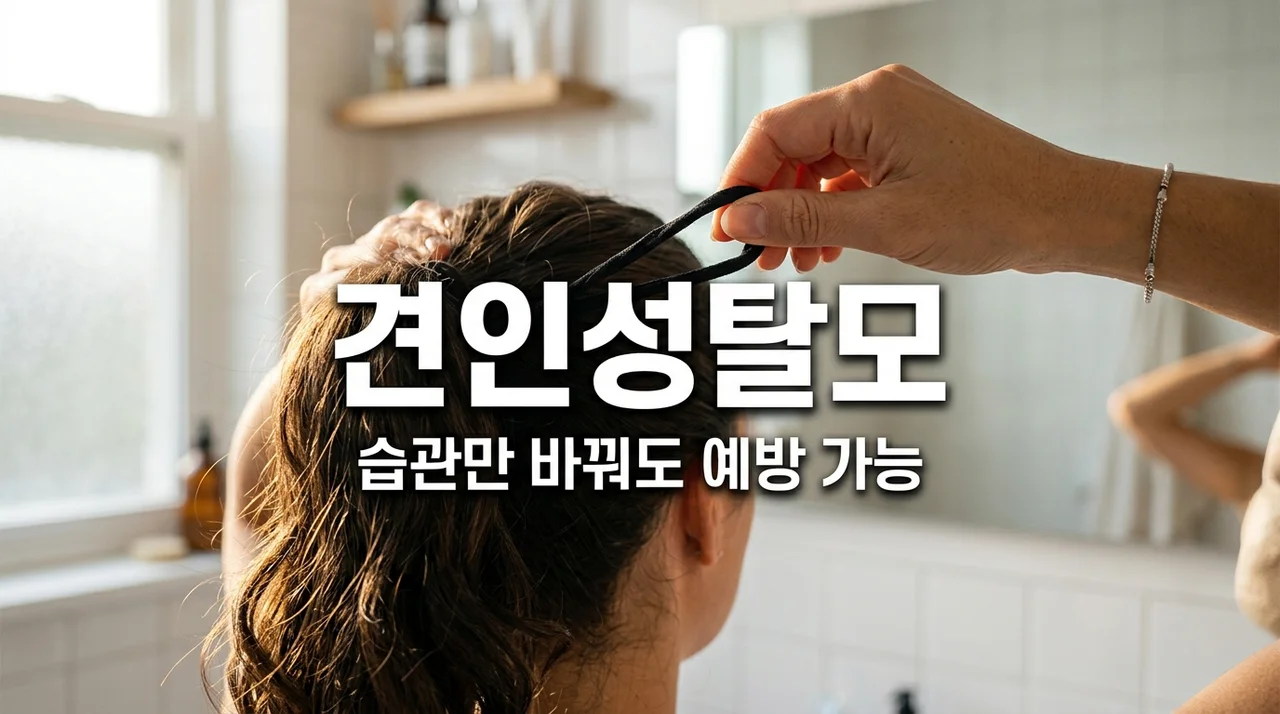 견인성탈모 치료 가능한가요? 원인부터 예방 습관까지 총정리