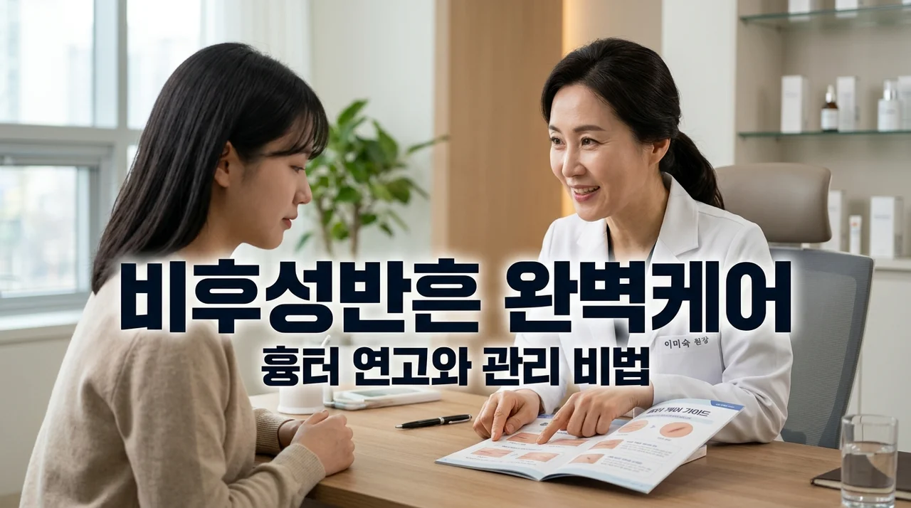 비후성반흔 관리법 5가지와 켈로이드 차이점 완벽 정리 (흉터 연고 팁)