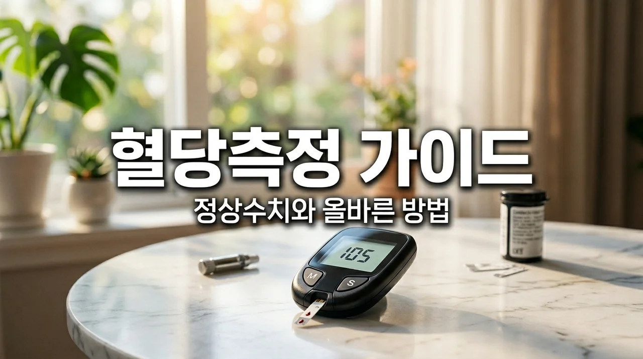 혈당측정기 사용법 및 정상 수치 가이드, 당뇨 관리의 첫걸음