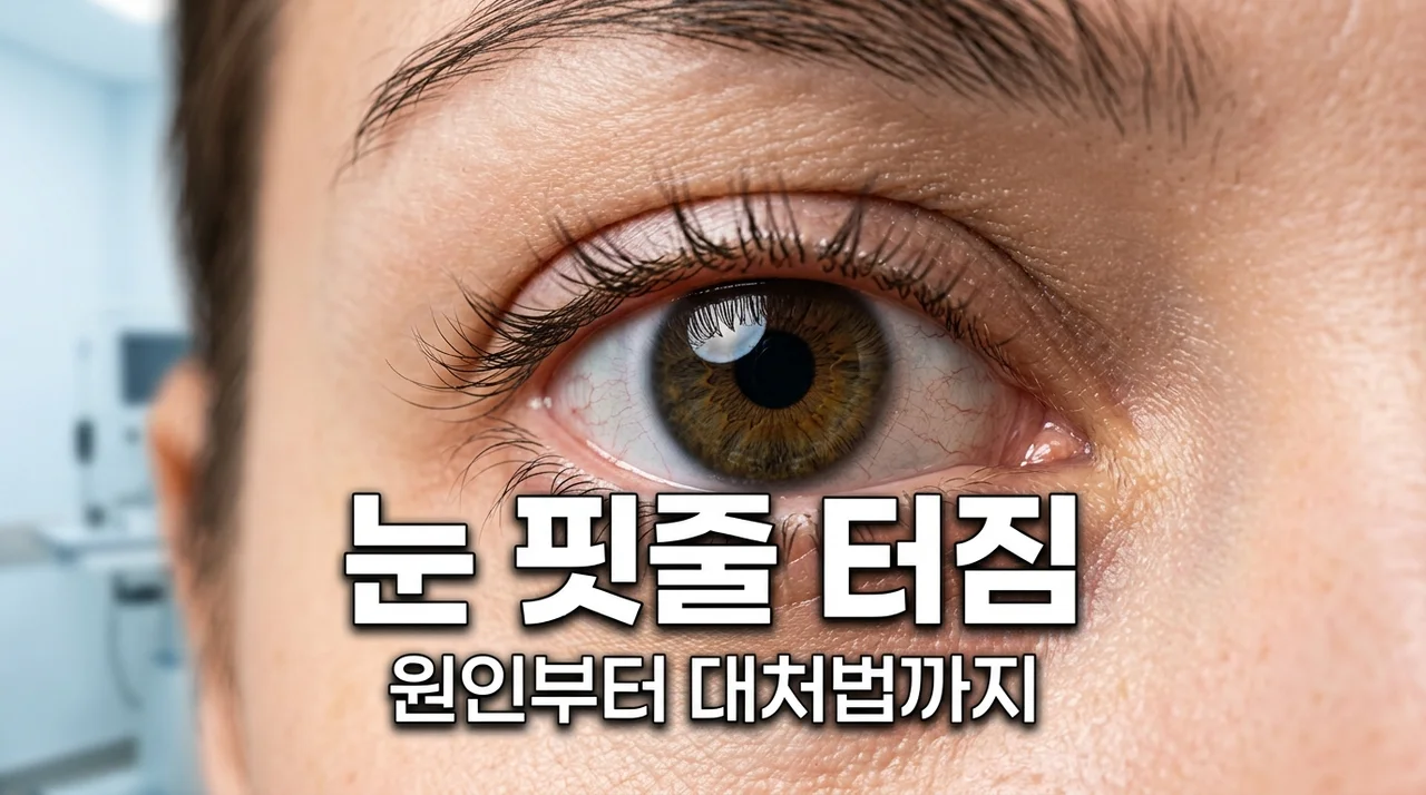 눈핏줄터짐 원인과 대처법 총정리, 병원 가야 하는 골든타임은?