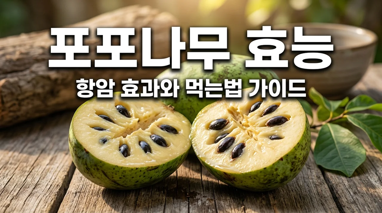 포포나무 효능 7가지와 부작용 먹는법: 천연 항암제 열매 총정리