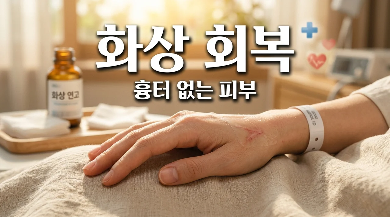 심재성 2도 화상, 흉터 없이 치료하는 완벽 가이드 (응급처치부터)