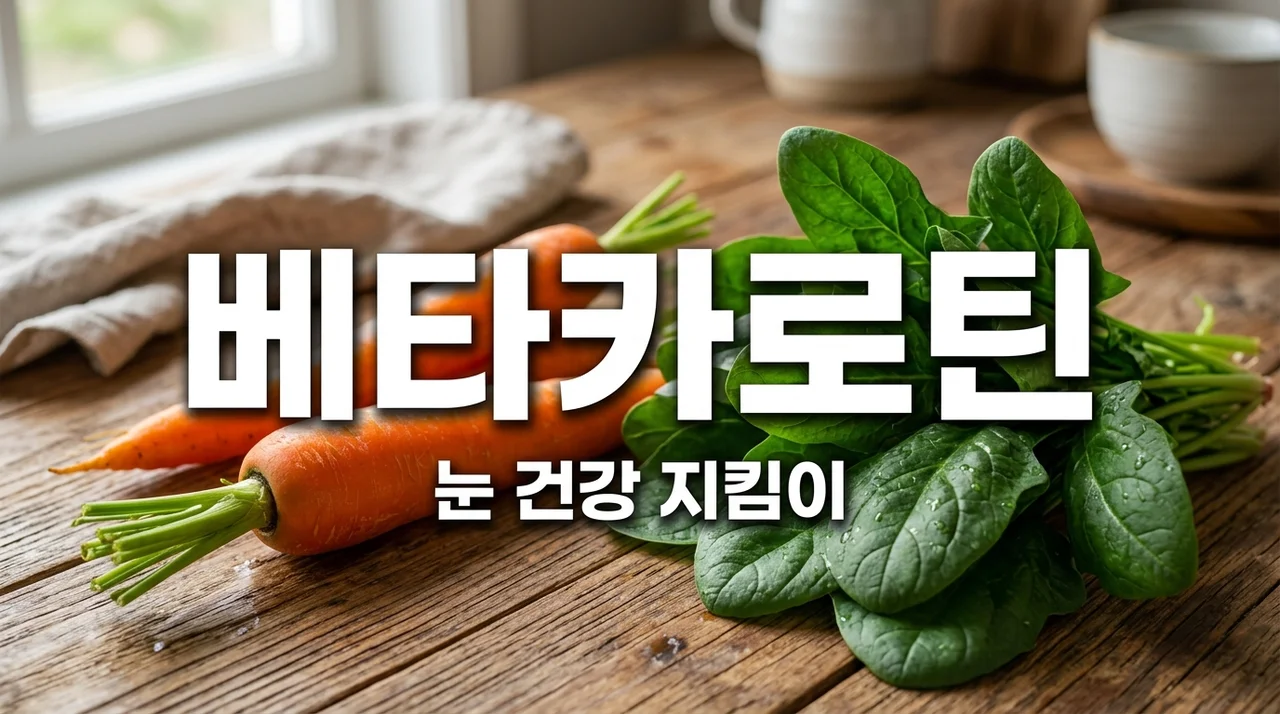 베타카로틴 효능: 눈, 피부, 면역력까지! 음식과 섭취 가이드