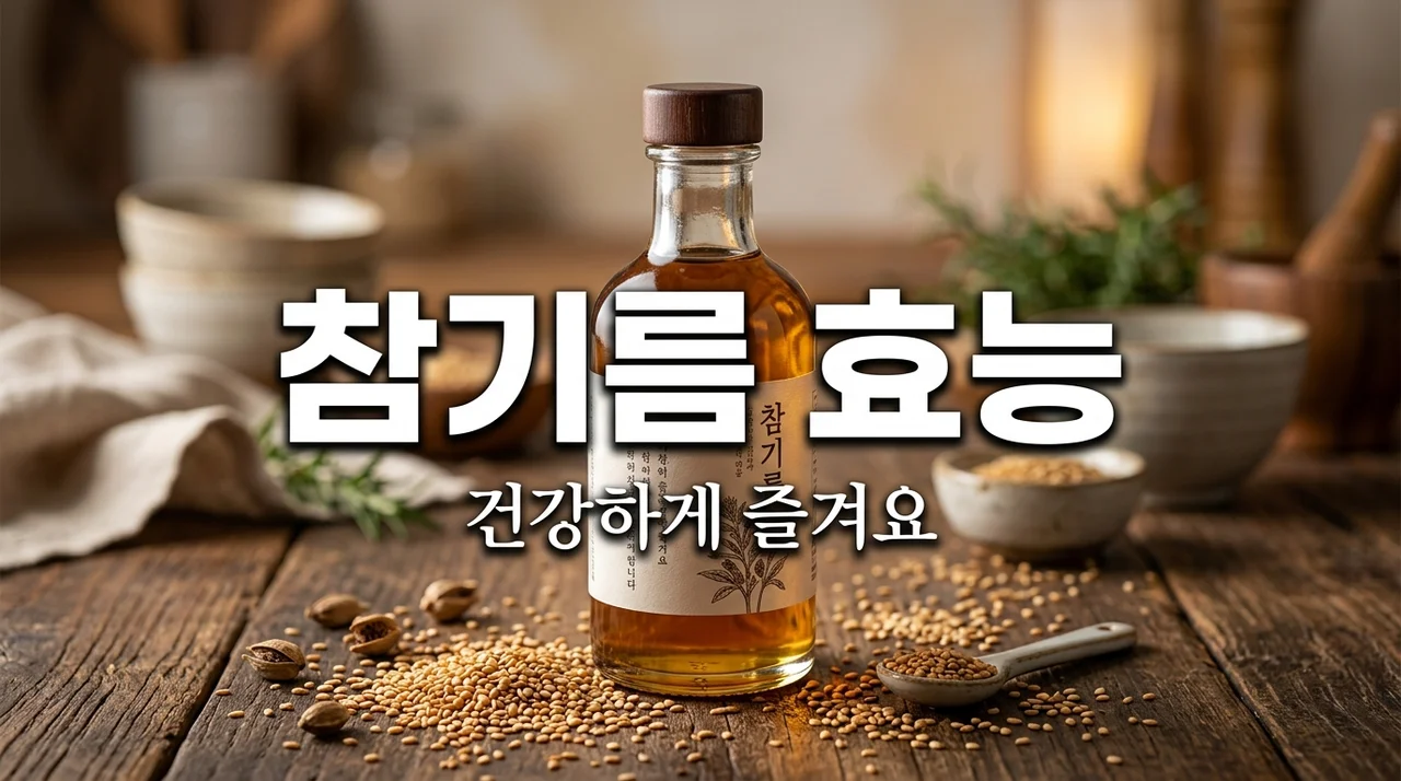 참기름 효능: 혈관 건강부터 치매 예방까지! 제대로 알고 먹는 법