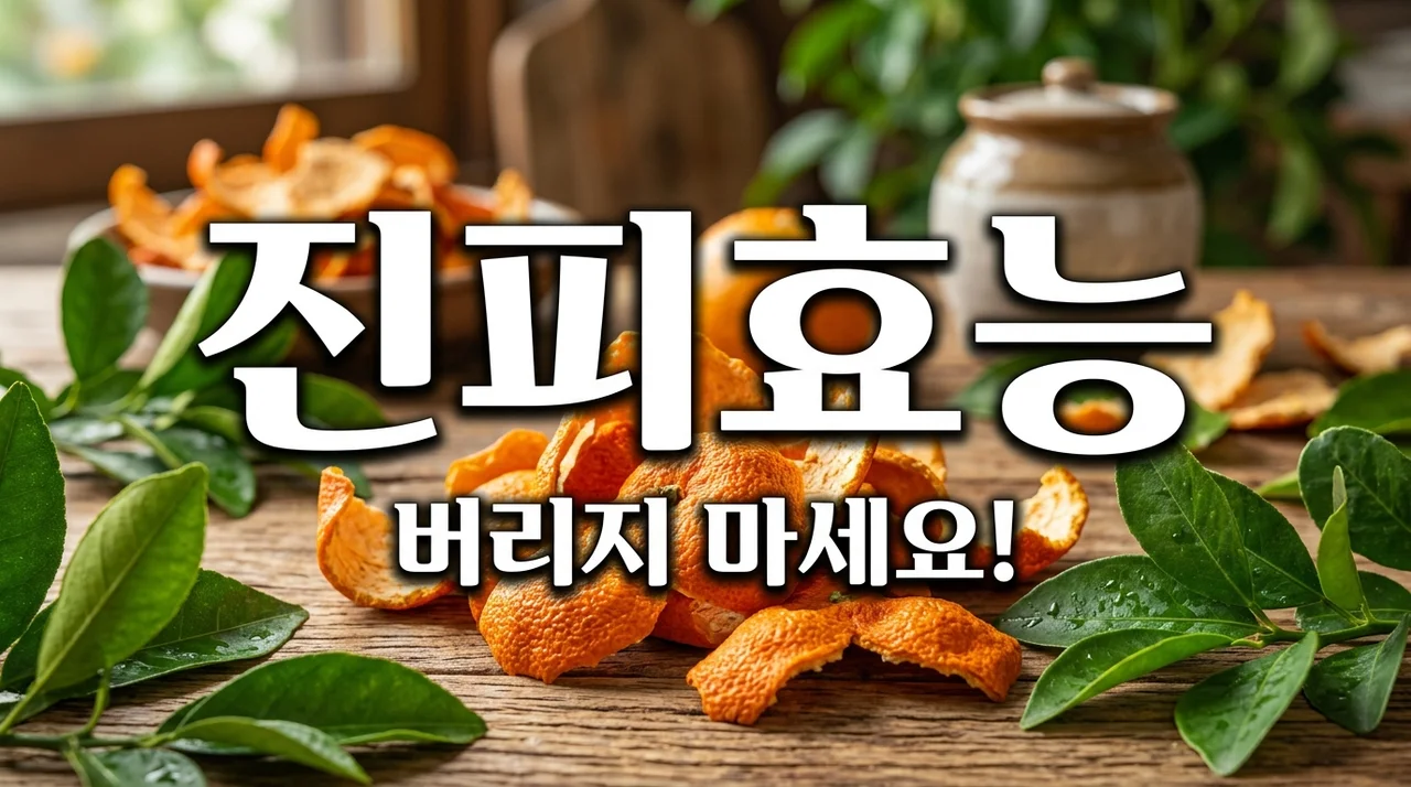 진피효능 귤껍질 이제 버리지 마세요! 귤피차 먹는법과 활용법 총정리