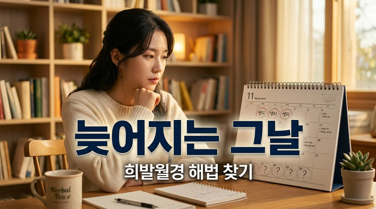 희발월경, 원인부터 치료, 임신 영향까지! 내 몸을 지키는 관리법